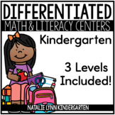 Differentiated Kindergarten Math and Literacy Centers | Ki