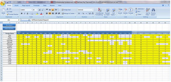 Preview of Differentiated Learning  Record Keeping Spreadsheet