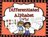 Differentiated Letter Sorts:  C A M & N
