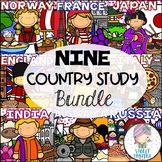 Differentiated Mini Country Study BUNDLE