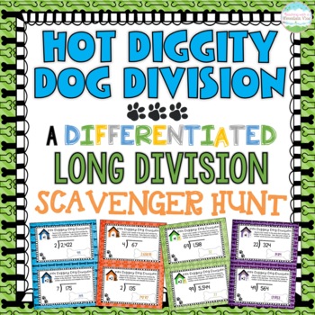 Preview of Long Division Scavenger Hunt