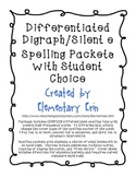 Differentiated Long Vowel Silent e Spelling Packets with S