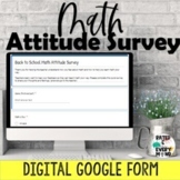 Differentiated Math Attitude Surveys plus Questionnaire