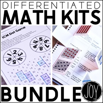 Preview of Differentiated Math BUNDLE