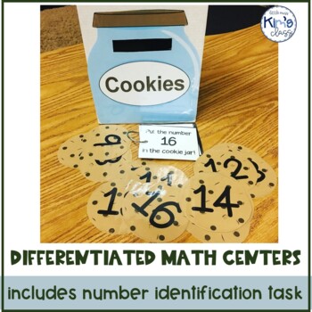 Preview of Differentiated Math Centers for ECE-Kinder or Special Ed