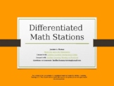Differentiated Math Stations Professional Development