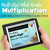 Differentiated Multi-Digit Multiplication |Google Forms| S