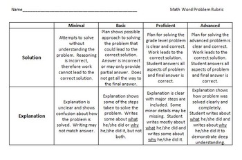 Differentiated Multi-Step Math Word Problems 5Th Grade Common Core (Set 5)