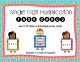 Differentiated Multiplication Task Cards for Special Education