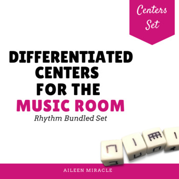 Preview of Differentiated Music Rhythm Centers {Bundled Set}