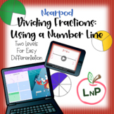 Differentiated Nearpod - Dividing Fractions Using a Number Line