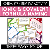 Differentiated Nomenclature Review Activity - Chemistry Ta