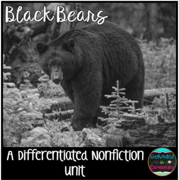 Preview of Differentiated Nonfiction Unit: Black Bears