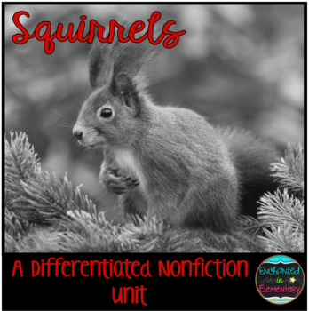 Preview of Differentiated Nonfiction Unit: Squirrels