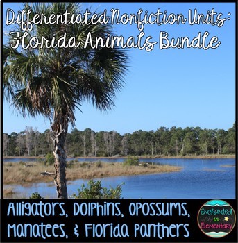 Preview of Differentiated Nonfiction Units: Florida Animals Bundle