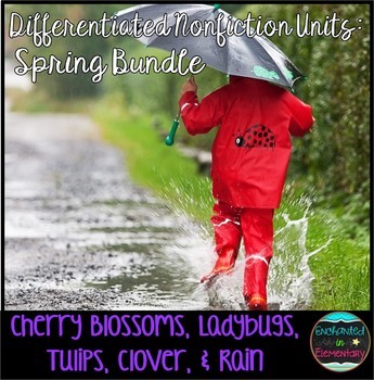 Preview of Differentiated Nonfiction Units: Spring Bundle