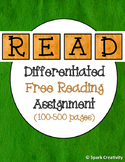 Differentiated Outside Reading Assignment (100-500 Pages)