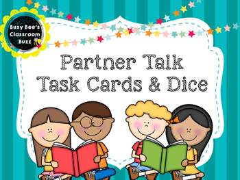 Preview of Differentiated Partner Talk Dice and Task Cards