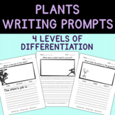 Differentiated Plants Writing Prompts