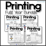 Printing Practice BUNDLE - Printing Practice for Letters, 