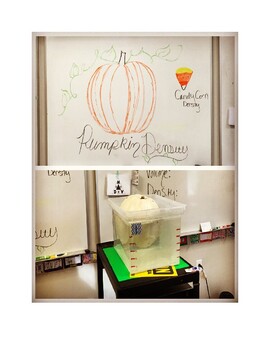 Preview of Differentiated Pumpkin Density Lab