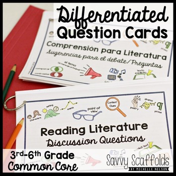 Preview of Reading Discussion Questions Differentiated Literature