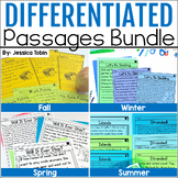 Differentiated Reading Comprehension Passages, 1st 2nd 3rd