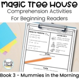 Magic Tree House Mummies In The Morning Differentiated Rea