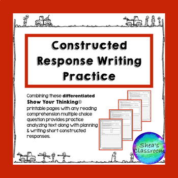 constructed response essay example