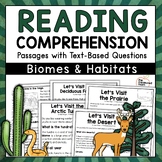 Differentiated Reading Passages about Biomes and Habits
