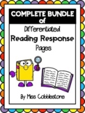 Read Across America Differentiated Reading Response Pages 