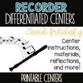 Differentiated Recorder Centers - COVID Safe