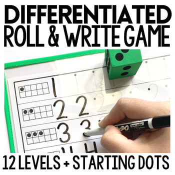 Preview of Differentiated Roll and Write Number Formation Games