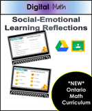 Differentiated SEL Reflections in Math - 2020 Ontario Math