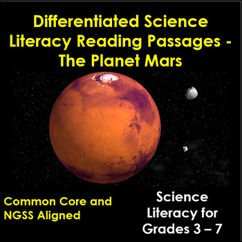 Preview of Mars - Differentiated Science Reading Passages