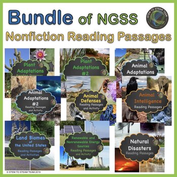 Preview of Differentiated Science Reading Comprehension Passages Bundle