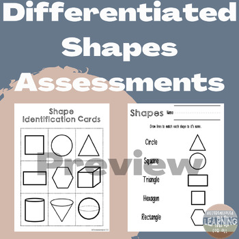 Preview of Differentiated Shapes Assessment