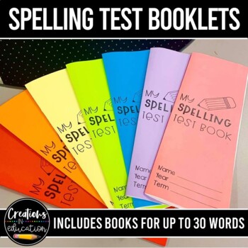 Preview of Differentiated Spelling Test Booklets