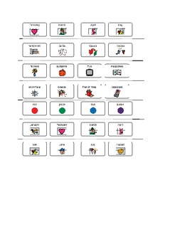 Preview of Differentiated Spring Comprehension Activity for Special Ed: Boardmaker symbols