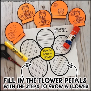 Differentiated Spring Flower Writing & Craftivity for Sequencing