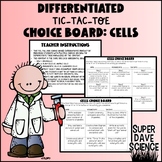 Differentiated Tic-Tac-Toe Choice Board Cells