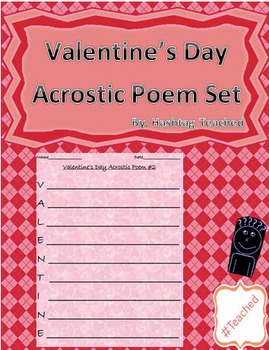Acrostic Poems For Valentines Day Worksheets Teaching Resources Tpt
