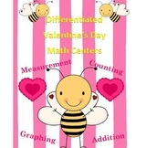 Differentiated Valentine's Day Math Centers - February