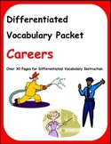 Differentiated Vocabulary Packet for ESL Students - Careers