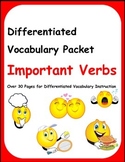 Differentiated Vocabulary Packet for ESL Students - Import