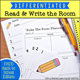 Differentiated Word Work - Read and Write the Room - BTS