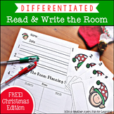 Differentiated Word Work - Read and Write the Room - CHRISTMAS