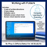 Differentiated Working with Folders, File Names, and File 