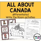Differentiated Write the Room Activities - Canada