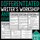 Differentiated Writer's Workshop Editing & Proofreading Stations